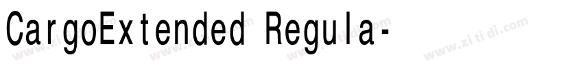 CargoExtended Regula字体转换